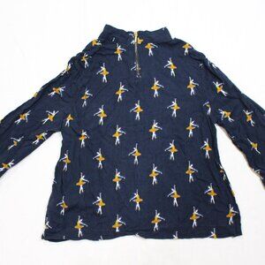 H&M Girls Quarter-Zip Blouse Ballerinas Size 4